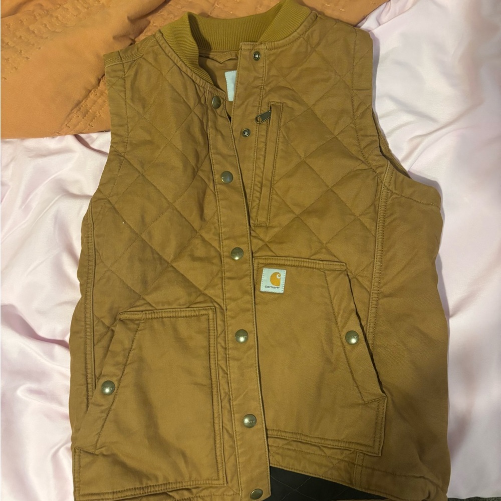 Carhartt Tan Quilted Jacket